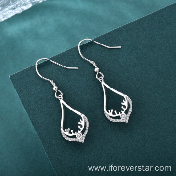 925 Silver Earrings Women Jewelry Drop Fancy Earrings